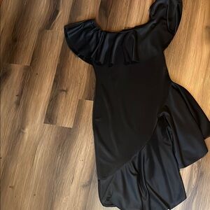 Elegant Black Off-Shoulder Dress